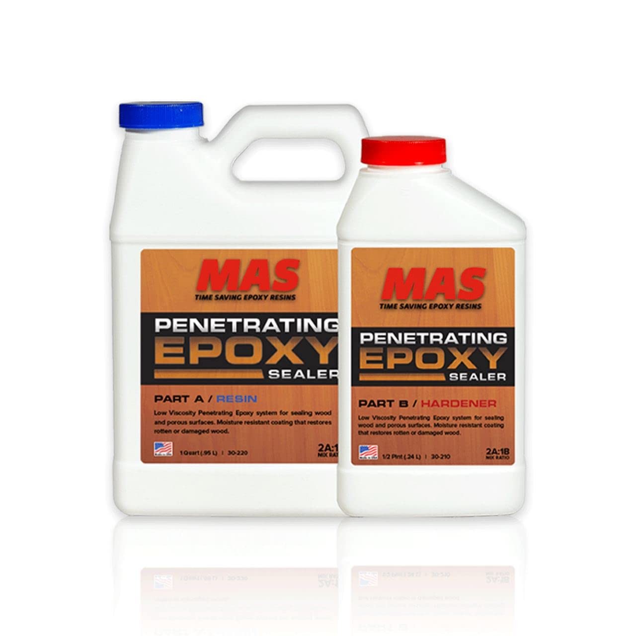 Epoxies Penetrating Epoxy Resin Wood Sealer, 1.5 Quart, 2-Part (1-Quart Resin…