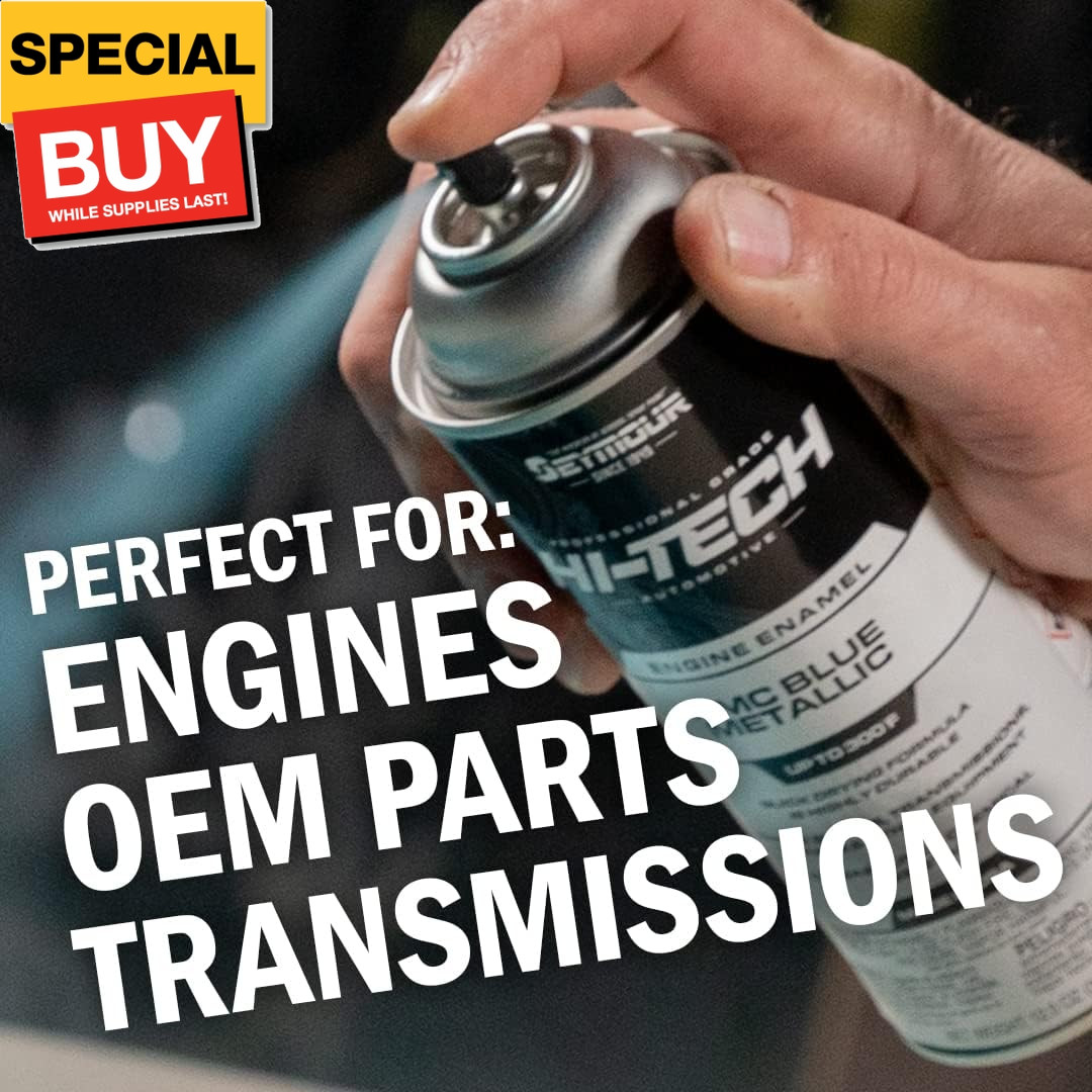 EN-71 Hi-Tech Engine Spray Paint, Dull Aluminum 12 Ounce (Pack of 1)
