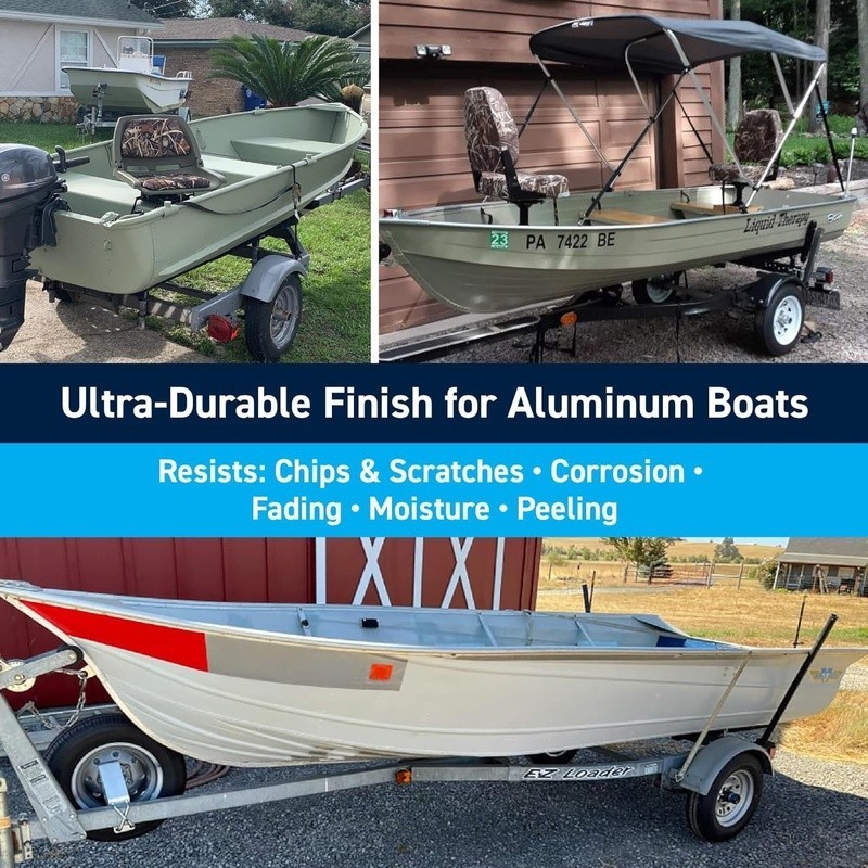 Aluminum Boat Paint Matte Fast Drying Chip Scratch UV Resistant Eco Friendly New