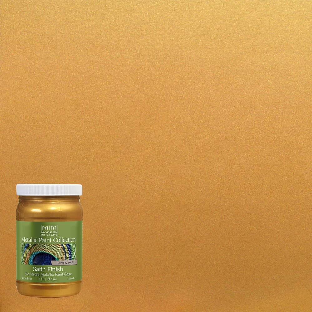 Modern Masters 1 qt ME659 Olympic Gold Metallic Paint Collection Water-Based Dec