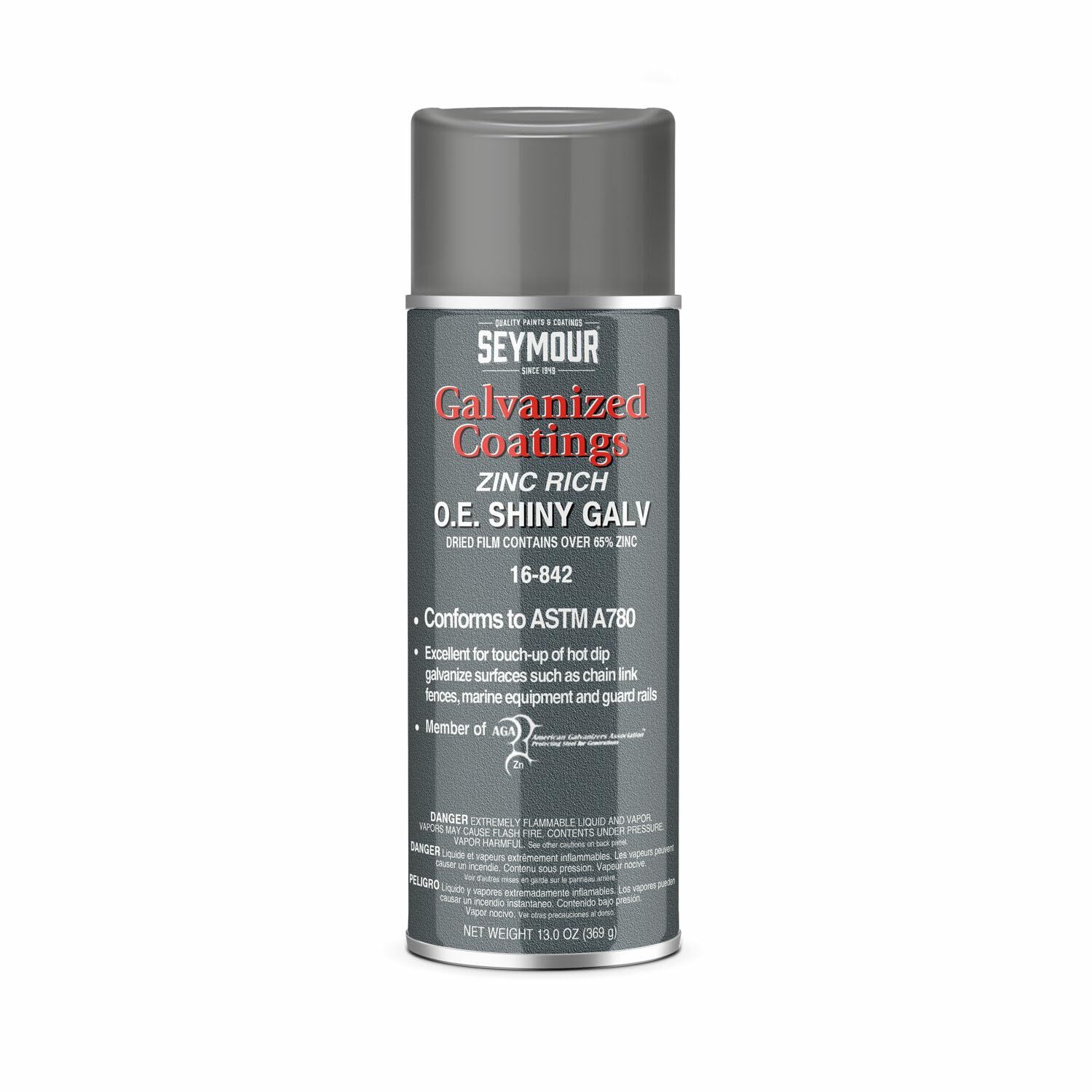 16-842 Galvanized Coatings Spray Paint OE Shiny 13 Ounce Pack of 1