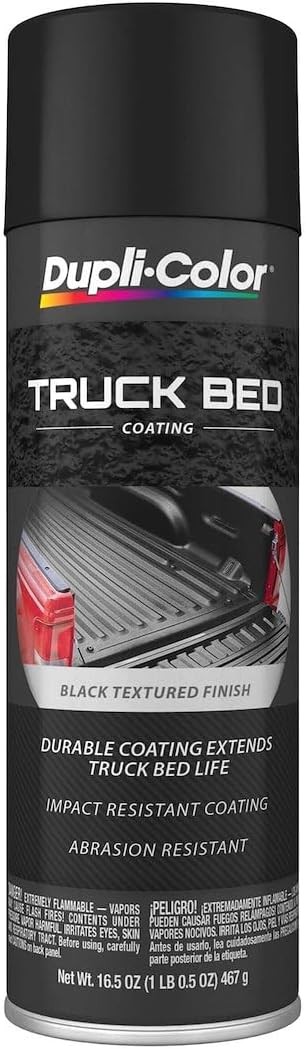 Dupli-Color TR250 Truck Bed Coating Spray Paint – Black – 16.5 oz. Aerosol Can
