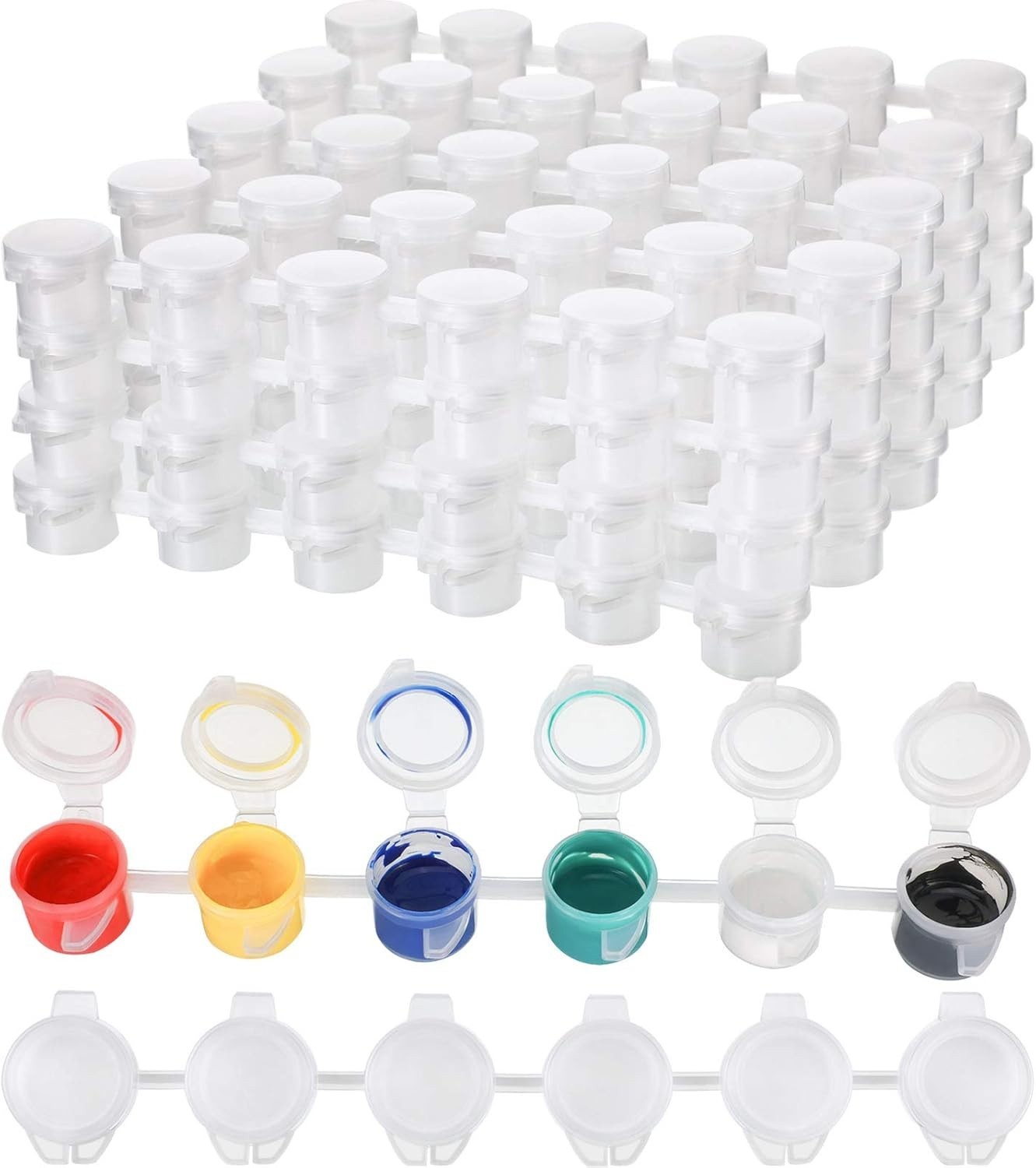 Lightweight 144-Pot Acrylic Storage Set – Perfect for Schools and Festivals
