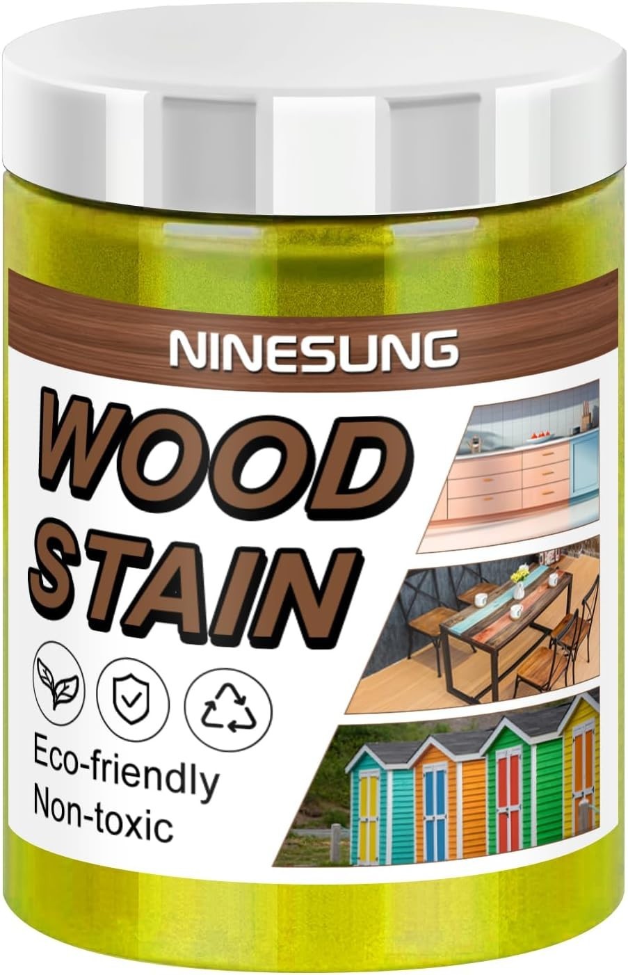 Yellow Wood Stain Dye Powder Indoor Outdoor Furniture Dye Fast Drying