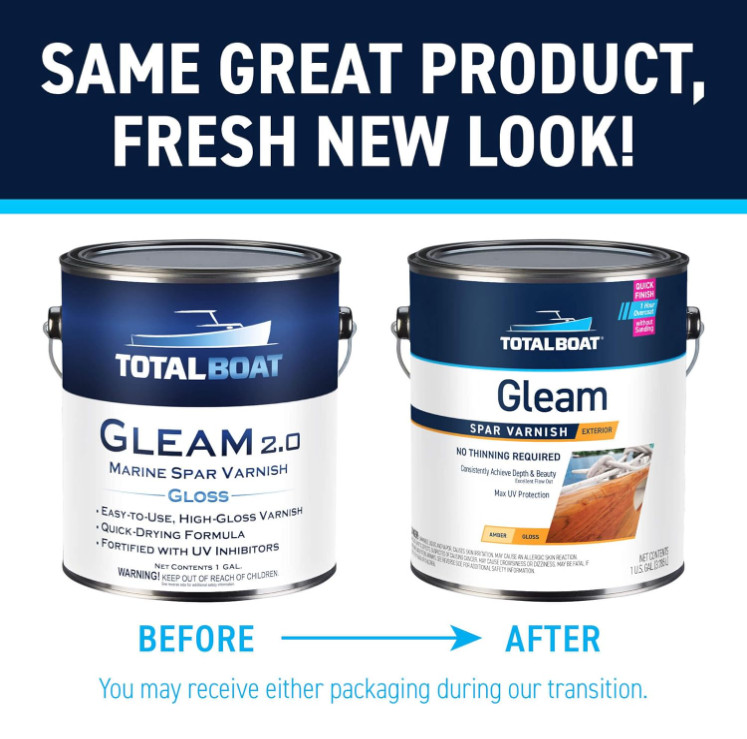 Gleam Marine Spar Varnish Gloss And Satin Polyurethane Finish For Wood Boats and