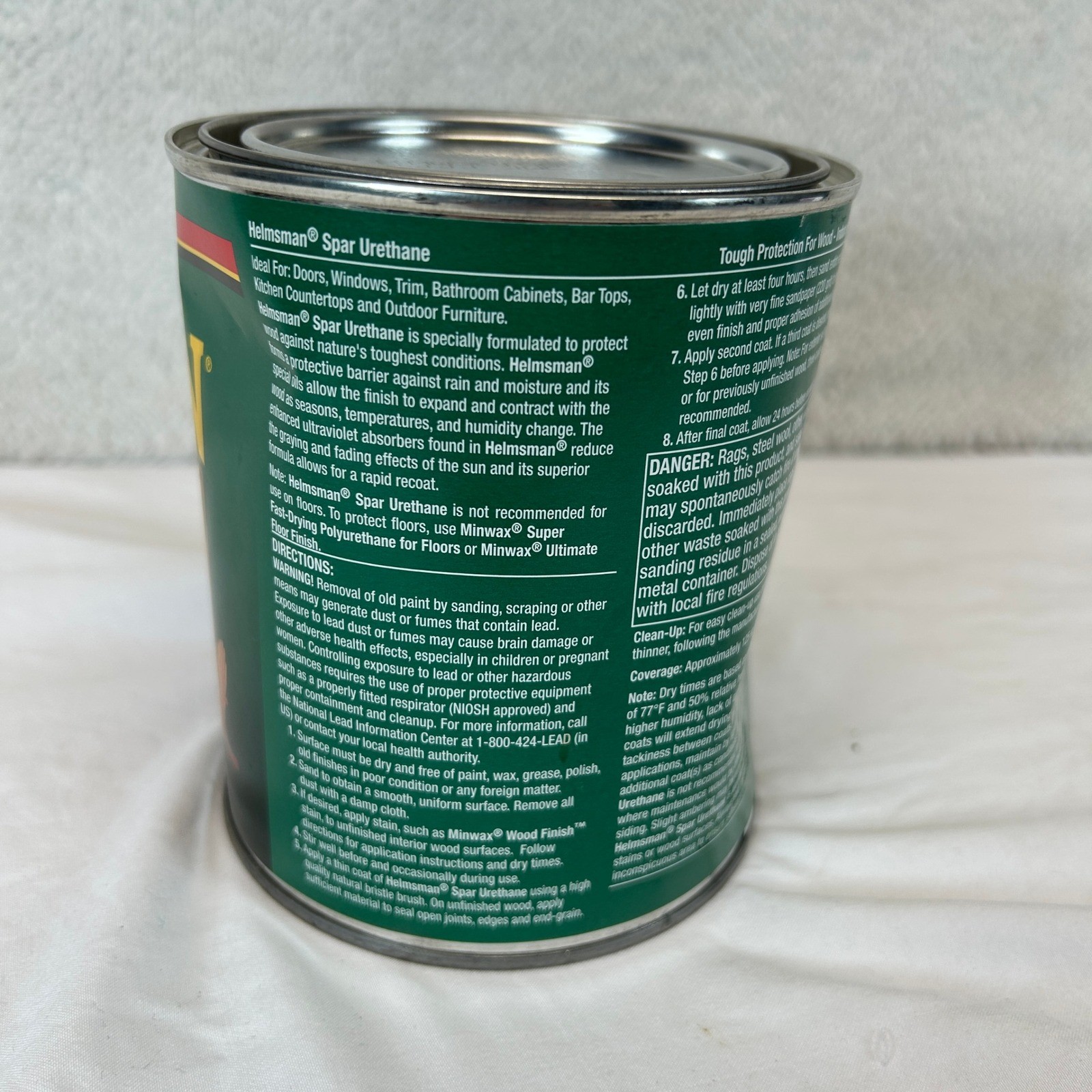 Minwax Helmsman Spar Urethane Clear Semi-Gloss Indoor Outdoor 32 fl oz 1 Quart