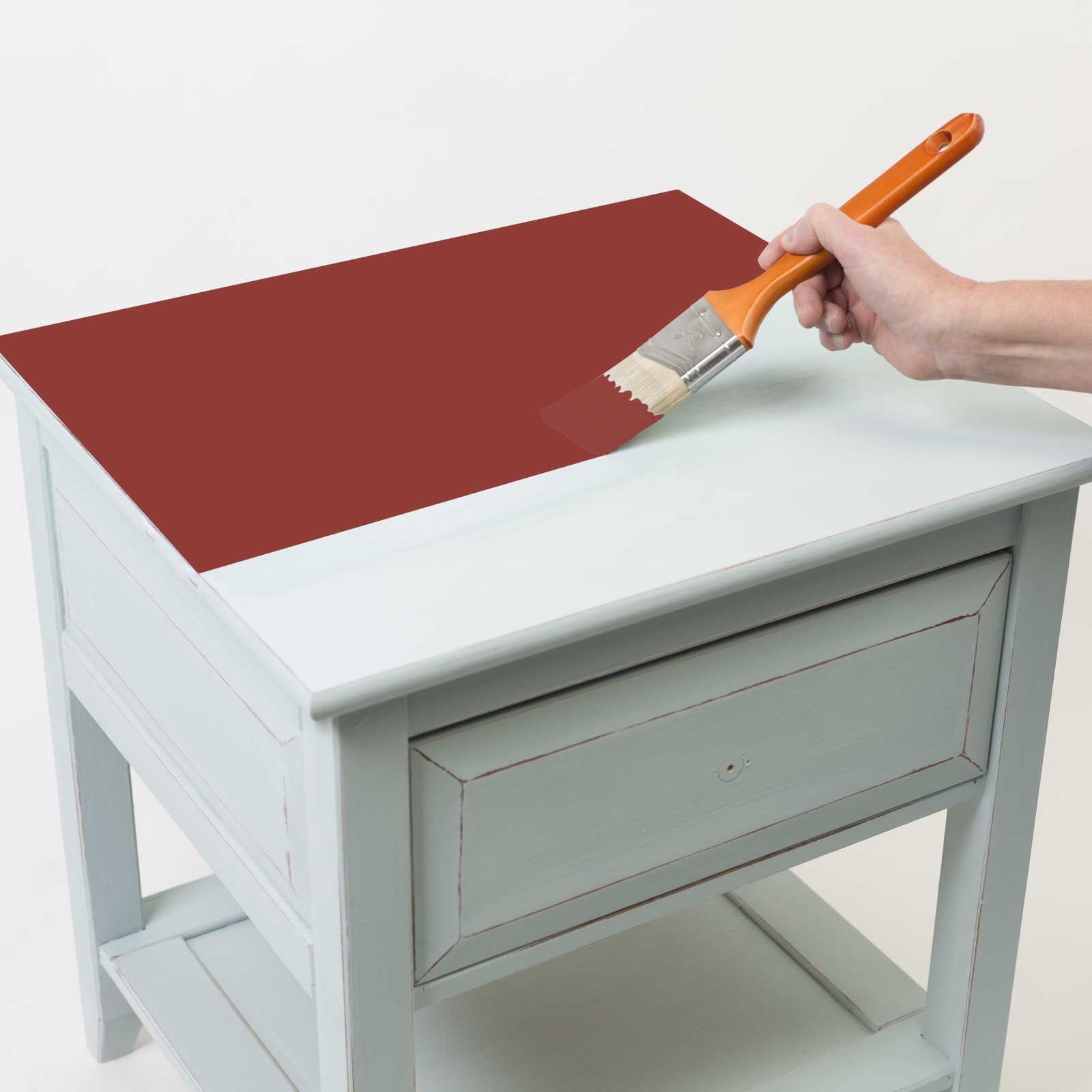 2 PK Rust-Oleum Chalked Ultra Matte Interior Paint, Farmhouse Red, 30oz Quart