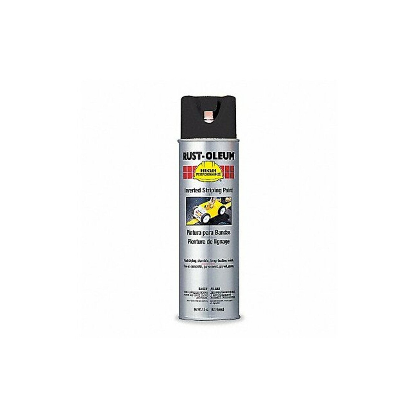 RUST-OLEUM 2378838 Inverted Striping Paint, 18 oz., Black, Solvent -Based