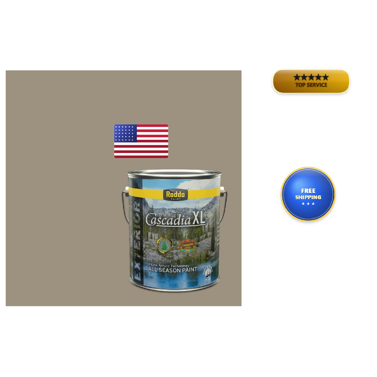 Rodda Paint Rodda Cascadia Xl Exterior Velvet In One 1-Gallon Industrial