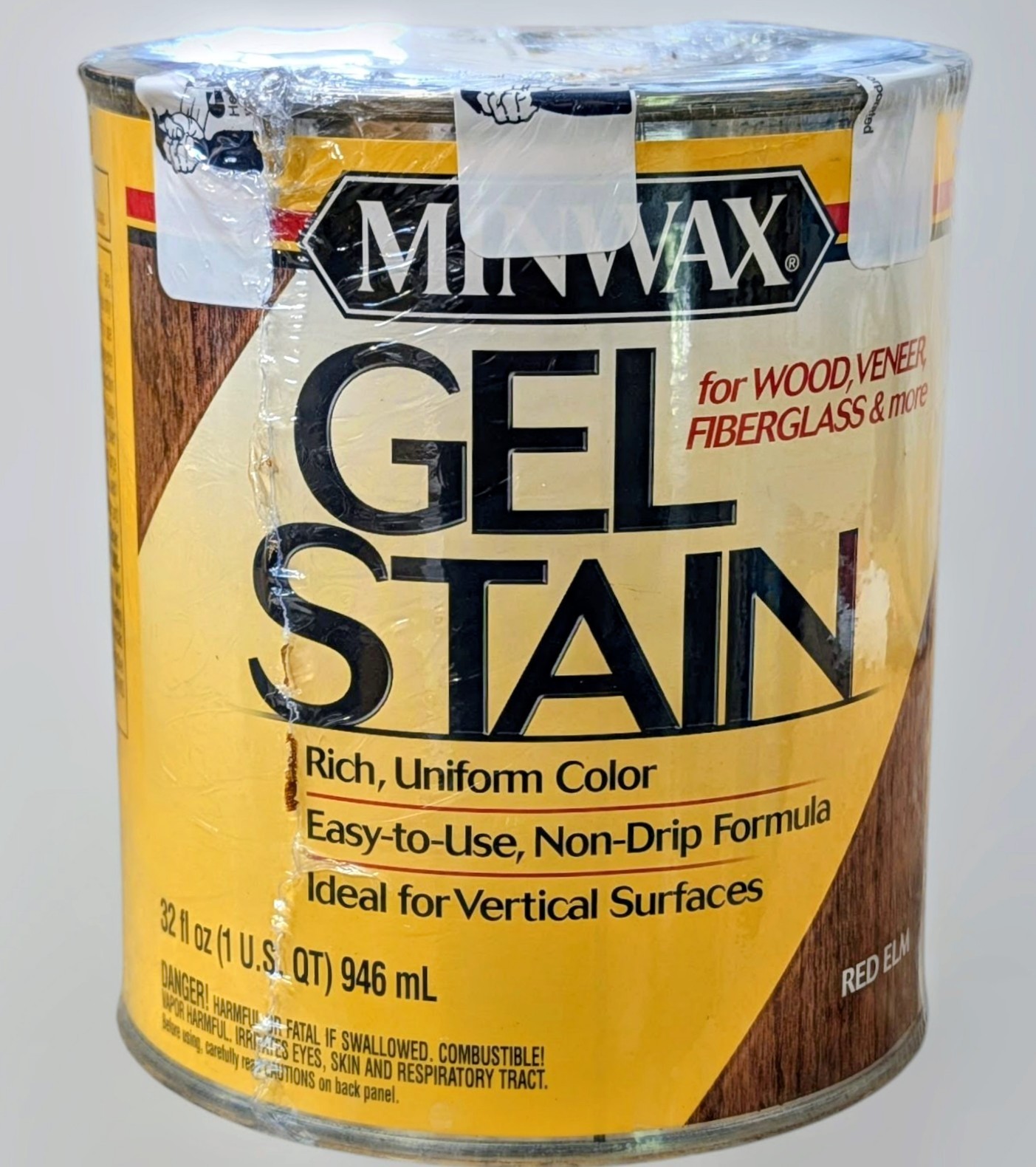 Minwax Gel Stain for Interior Wood Surfaces – 1 Quart – Red Elm