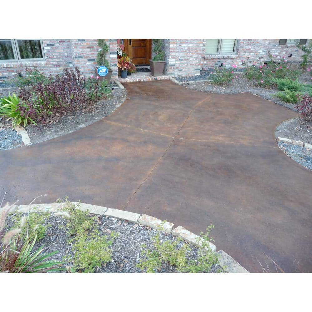 Rustic Interior Exterior or Concrete Acid Stain Changes Color Eagle 1 Gallon