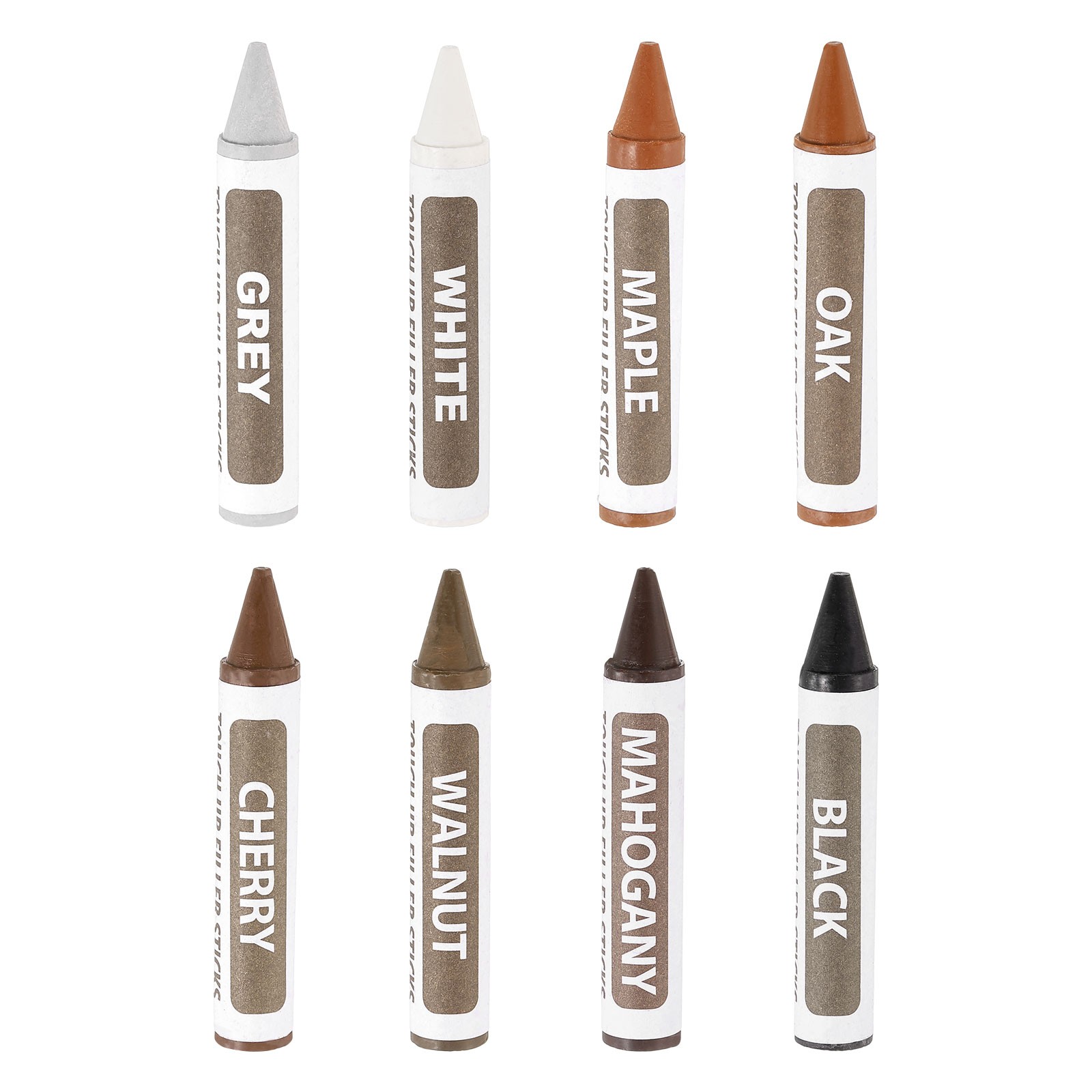 Furniture Repair Wood Markers, 8 Pcs 8 Colors Wood Filler Stick