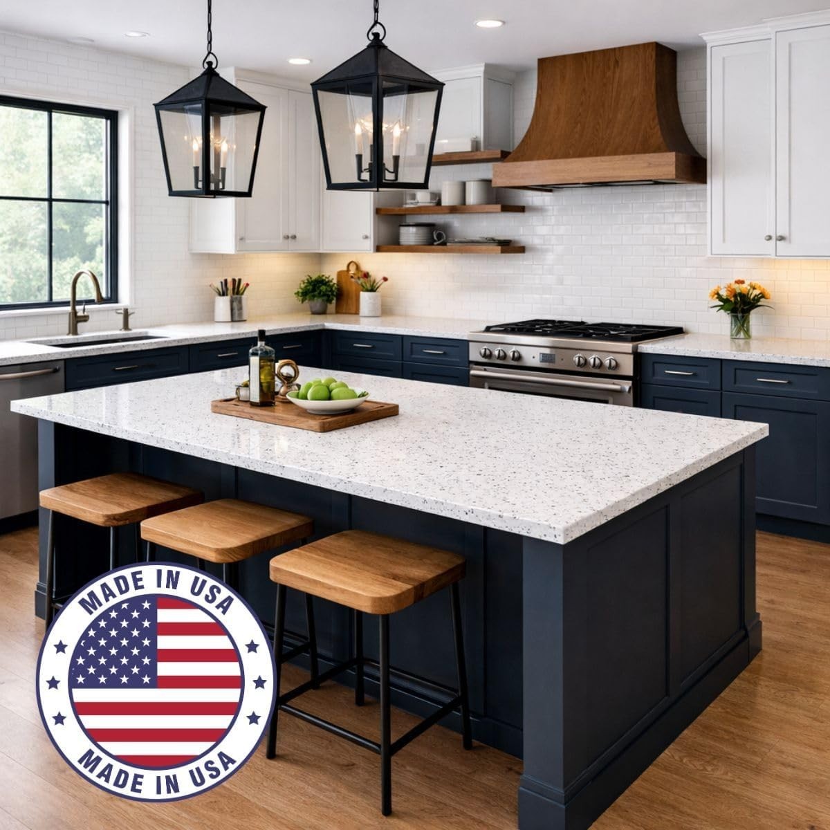 Low Odor Granite Countertop Paint – White Diamond