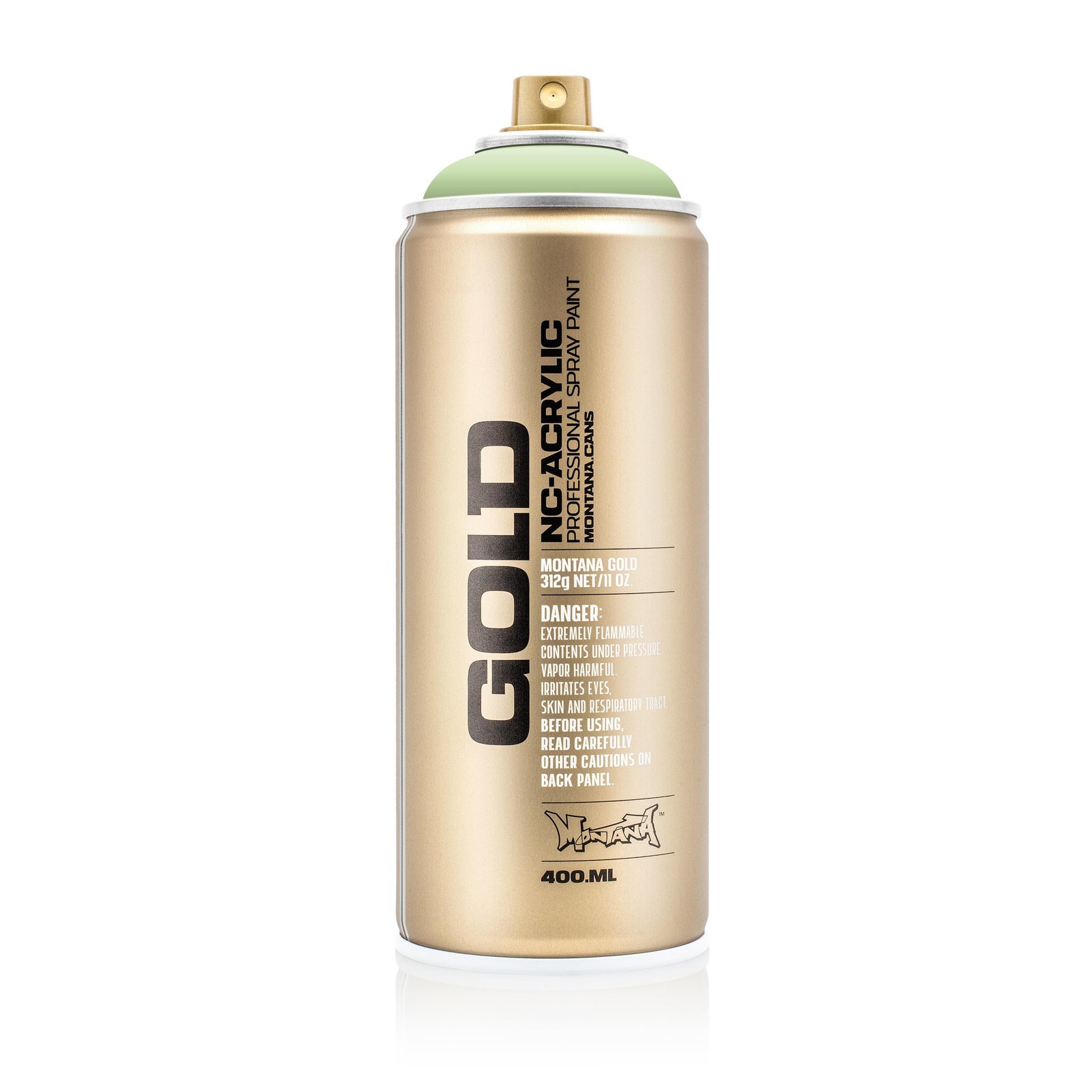Montana Gold 13.52 Oz Linden Green Semi Gloss Spray Paint Fast Drying 25 Sq Ft