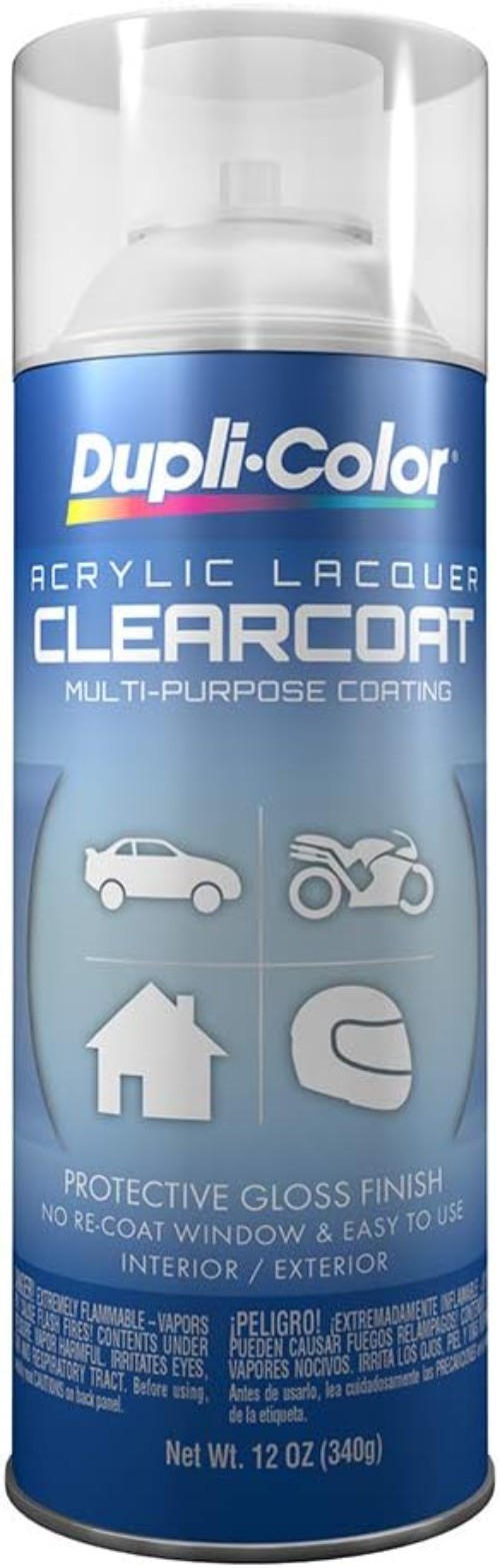 Versatile Clear Gloss Lacquer Spray Paint – 12 Oz Aerosol Can for Quick Projects