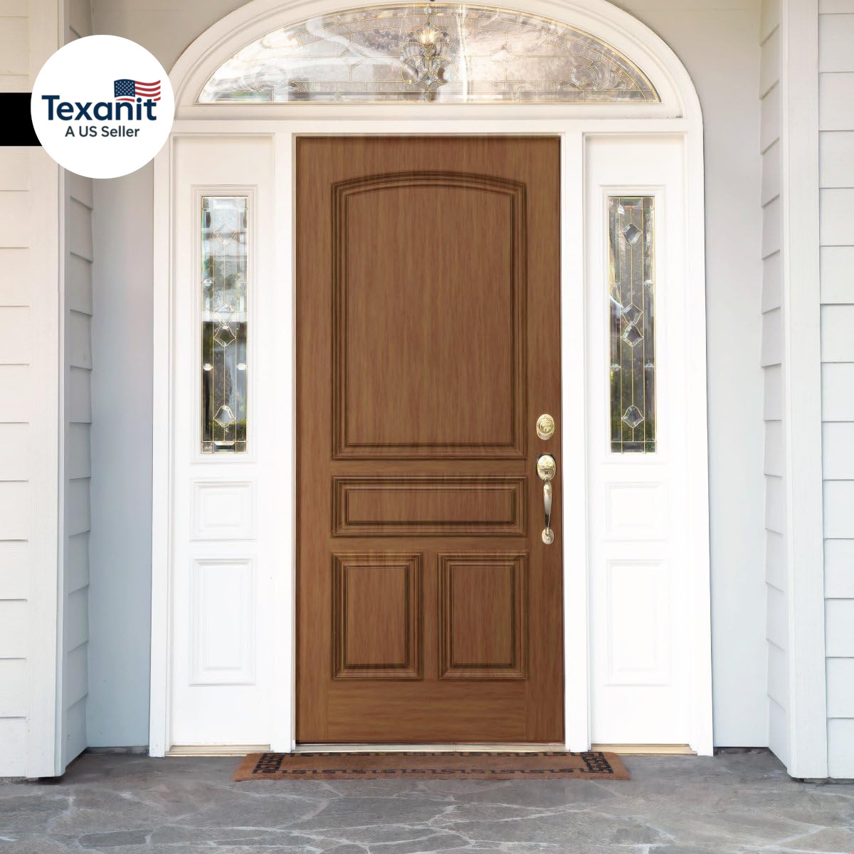 Wood Look Paint Kit for Front & Interior Doors (English Oak)