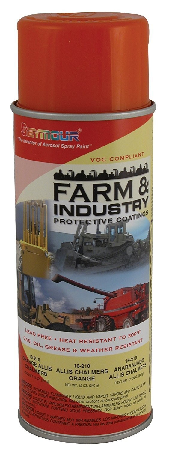 16-210 Farm and Industry Enamel Spray Paint, Allis Chalmers Orange