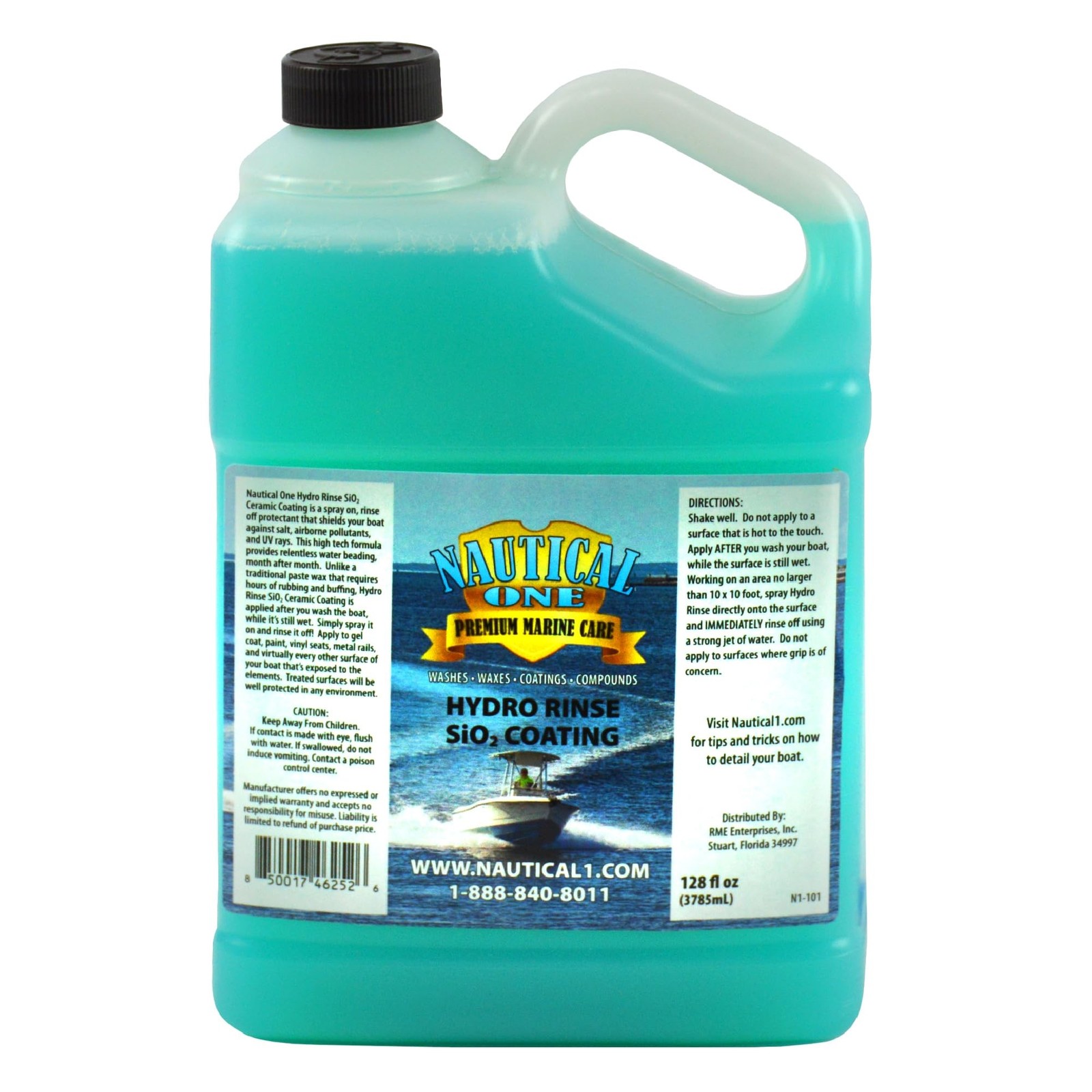 Nautical One – Hydro Rinse SiO2 Coating – Easy Spray-On Ceramic Boat Protecti…