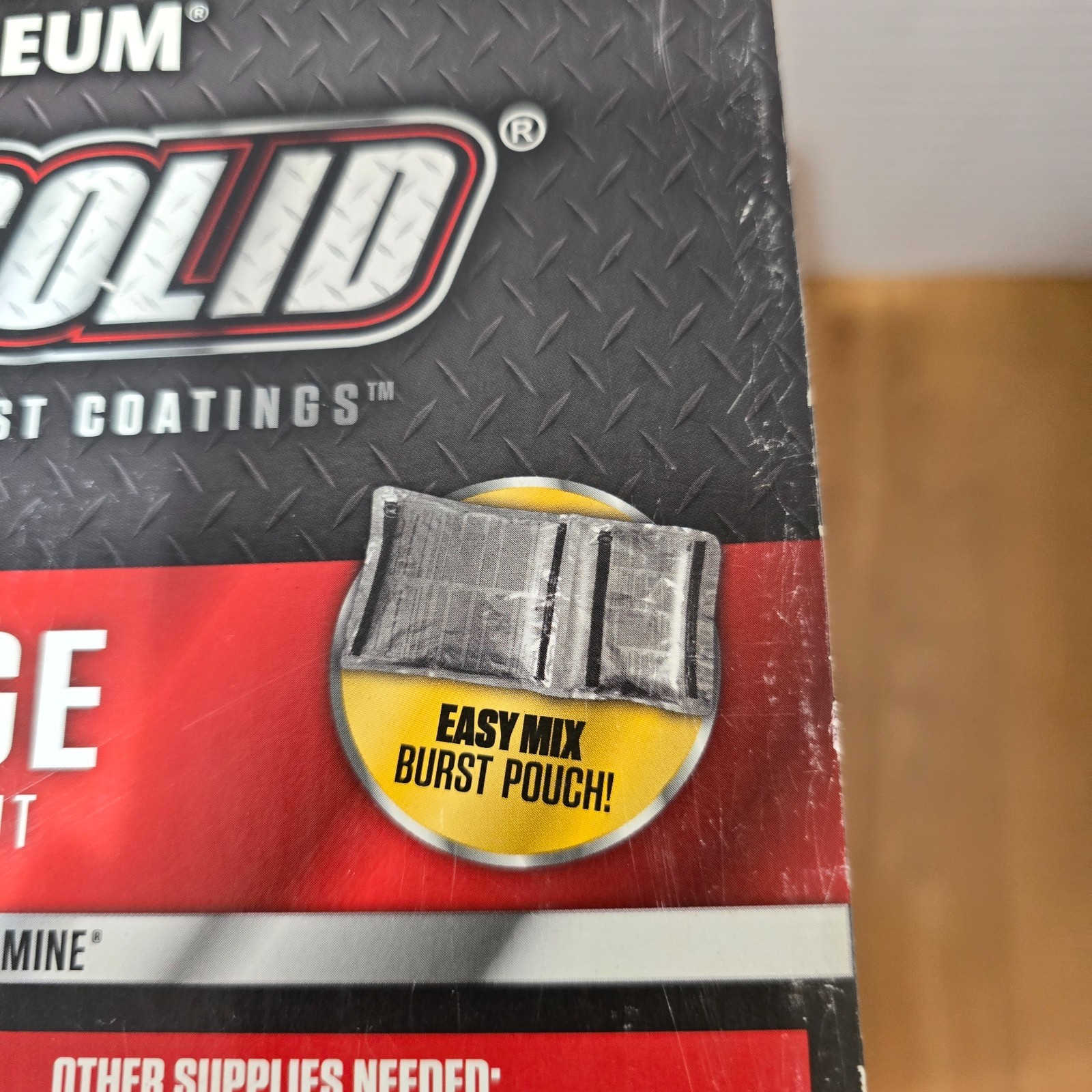 Rust-Oleum Rock Solid Polycuramine Garage Floor Coating Kit Mocha 1-Car Garage
