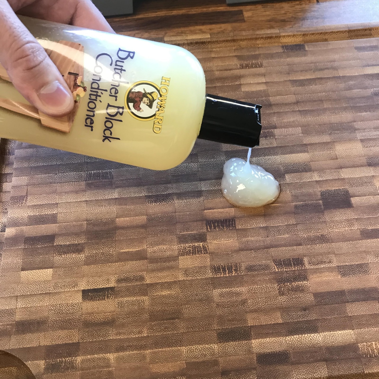 HOWARD Butcher Block Conditioner and Cutting 12 Fl Oz (Pack of 1), Multicolor