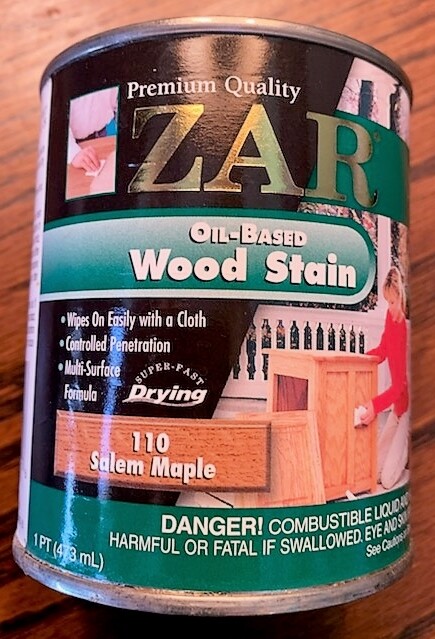 Zar Interior Stain, 110 SALEM MAPLE PINT