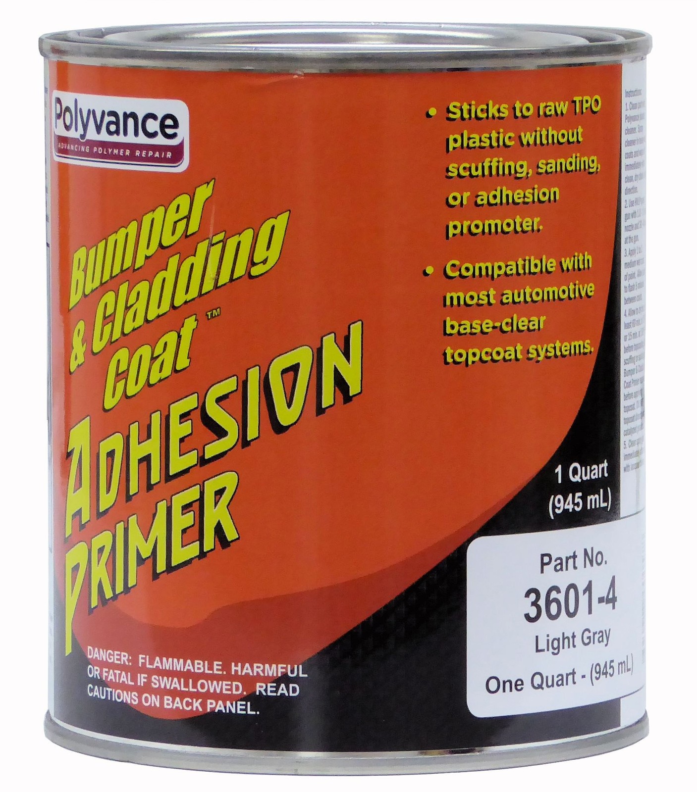 Bumper and Cladding Coat Primer – Lt Gray, Quart