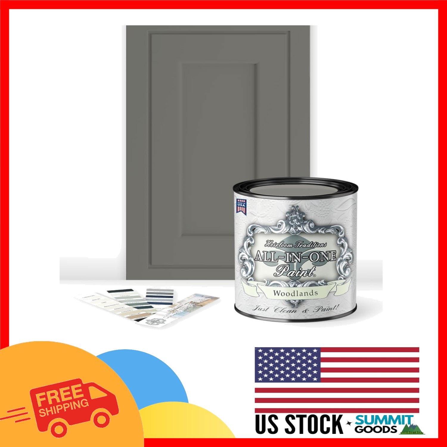Elegant ALL-IN-ONE Paint by Heirloom Traditions – No Sanding Required – Quart