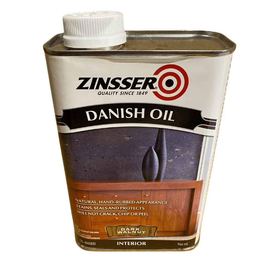 ZINSSER RUSTOLEUM DANISH OIL – Dark Walnut – (INTERIOR) 946ML