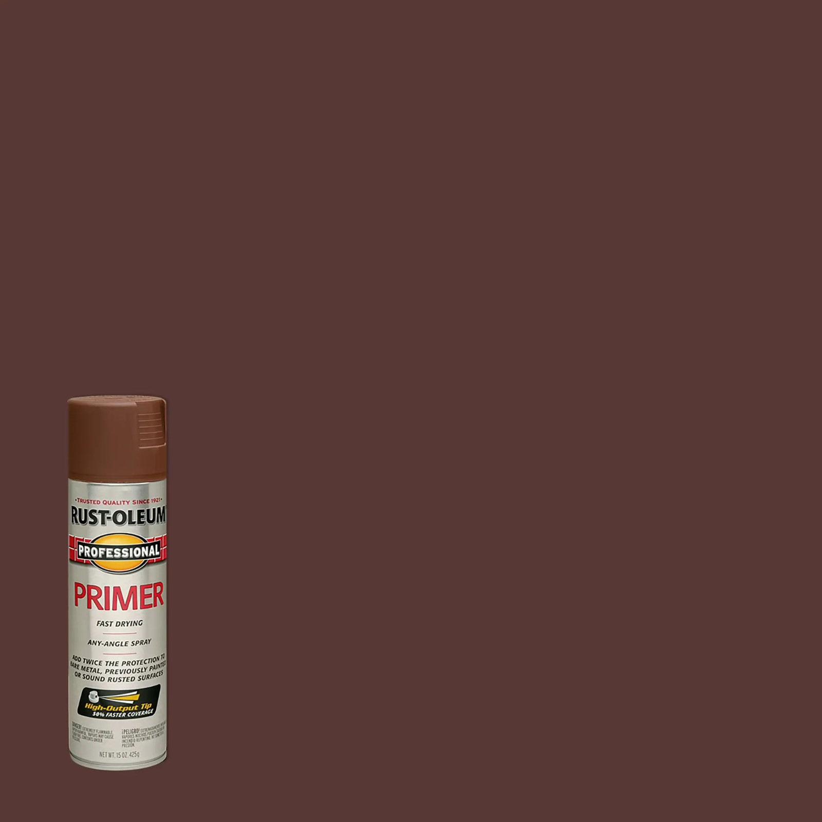 Rust-Oleum Fast Drying Any Angle Primer, Red 15oz, Professional primer