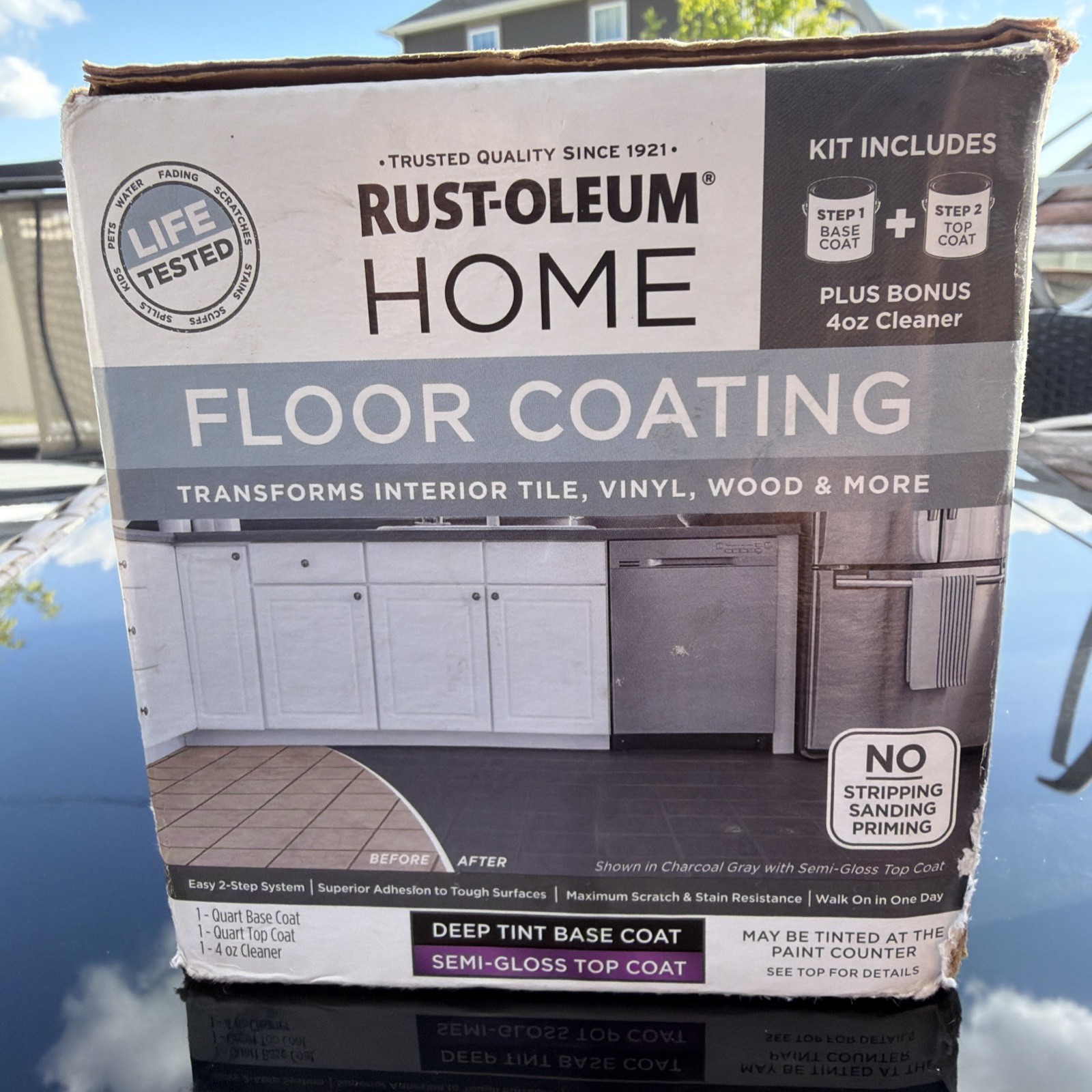 Rust-Oleum 360101 Home Deep Base/ Semi-Gloss Top-Coat New