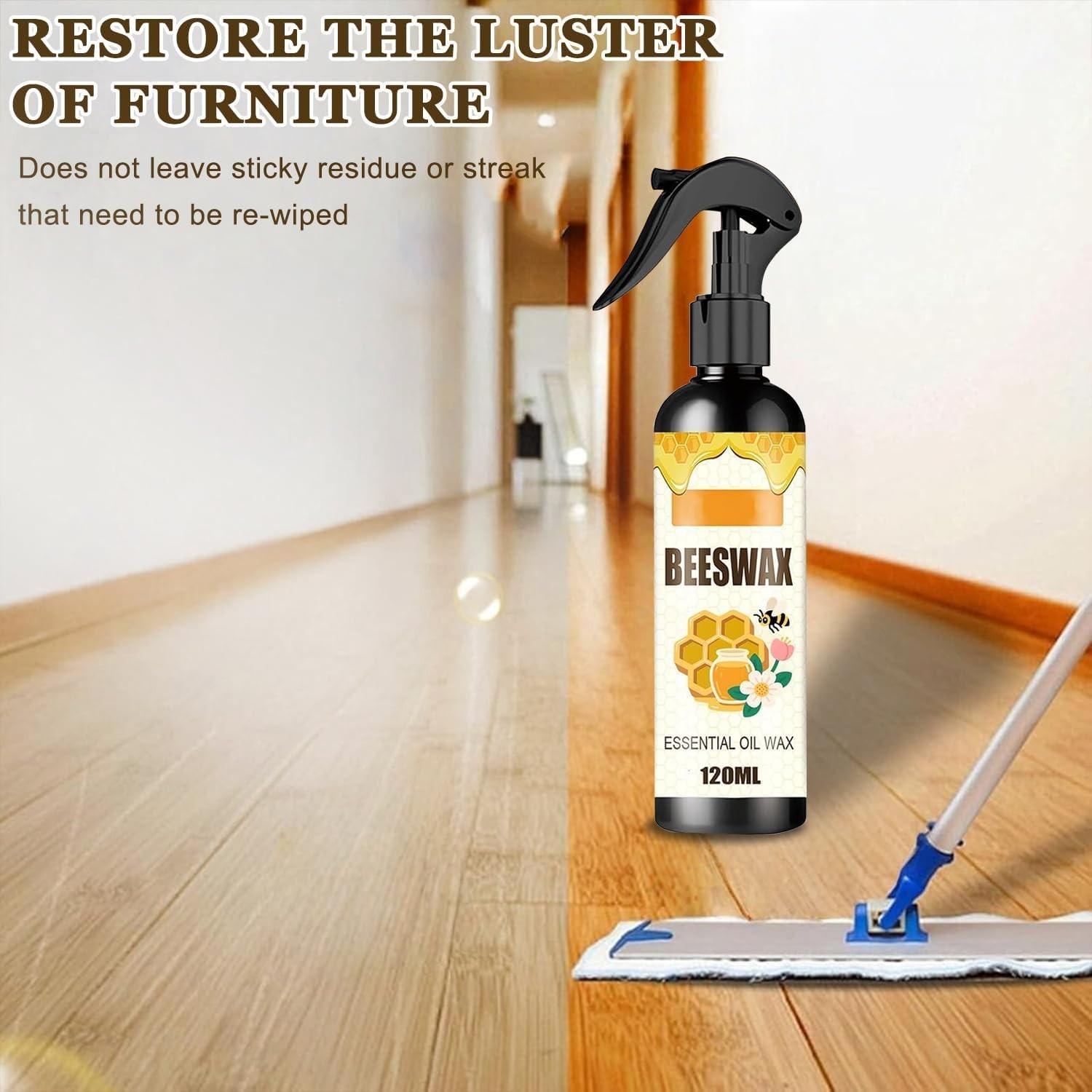 Beeswax Spray Cleaner – Restore, Polish & Protect Your Wood and Leather Pieces