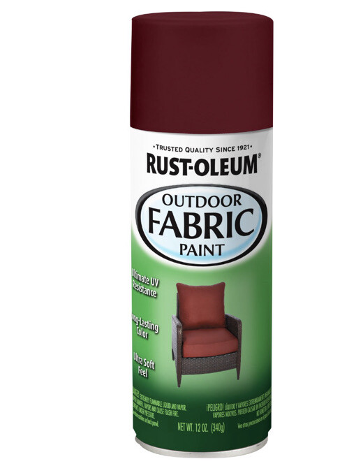 Rust-Oleum Specialty Fabric Spray Paint, Dark Red, 12 Oz.