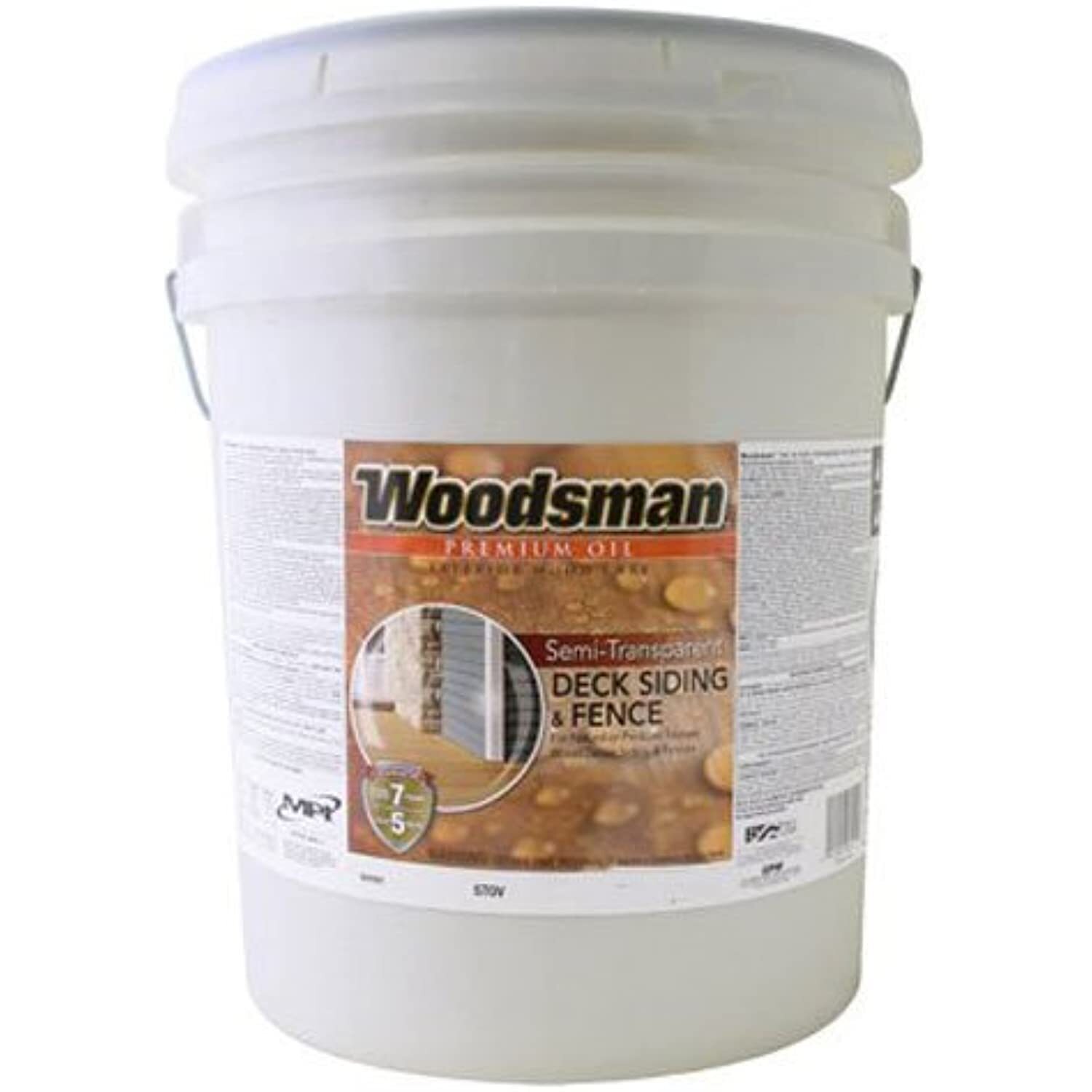 True Value STOVN-5GAL Woodsman Neutral Base Oil Deck and Siding Stain, 5-Gallon