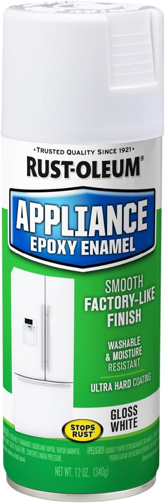 7881830 Specialty Appliance Epoxy Spray Paint, 12 Oz, White