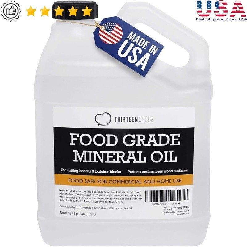 Food Grade Mineral Oil Cutting Board Treatment Protection & Restoration