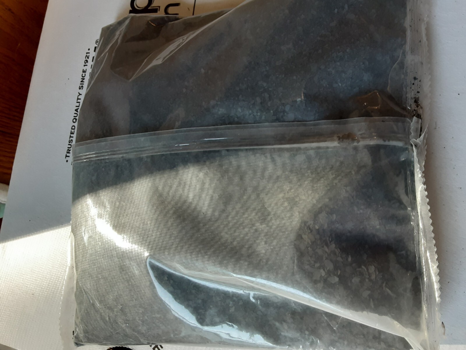Countertop Transformations Black Color Chips Charcoal Rust-Oleum Bag Of Flakes