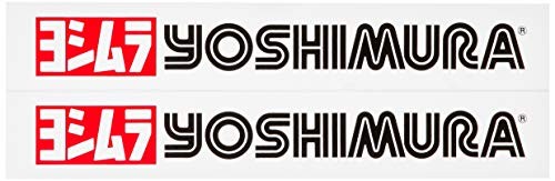 Yoshimura Factory Sticker Set Small Red/Black 2pcs 904-090-2000from JP
