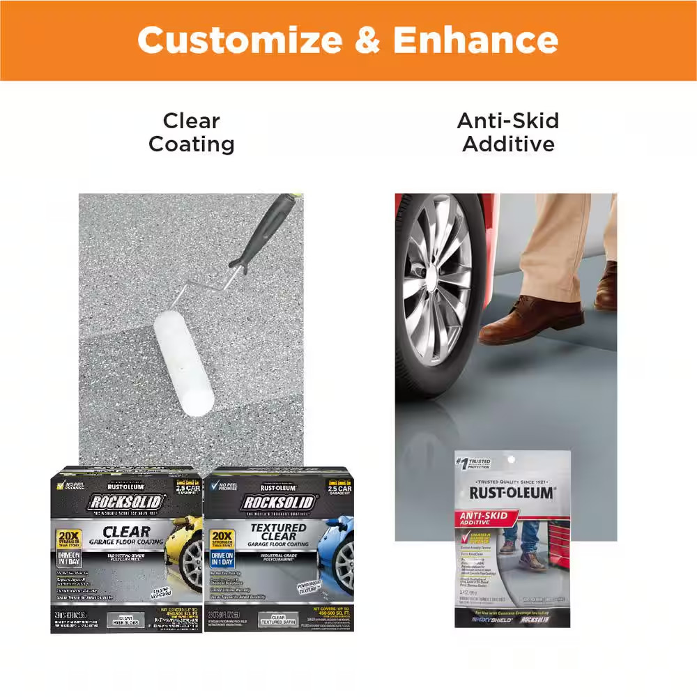 80 Oz. Metallic Earth Brown Garage Floor Kit (2-Pack)