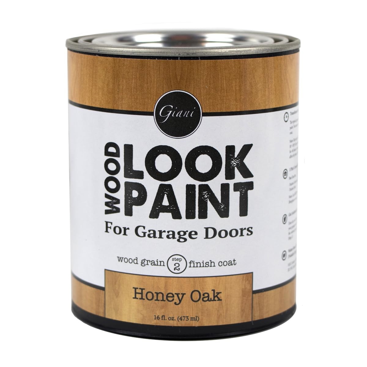 Giani Wood Look Paint for Garage Doors- Step 2 8 Fl Oz (Pack of 1), Honey Oak