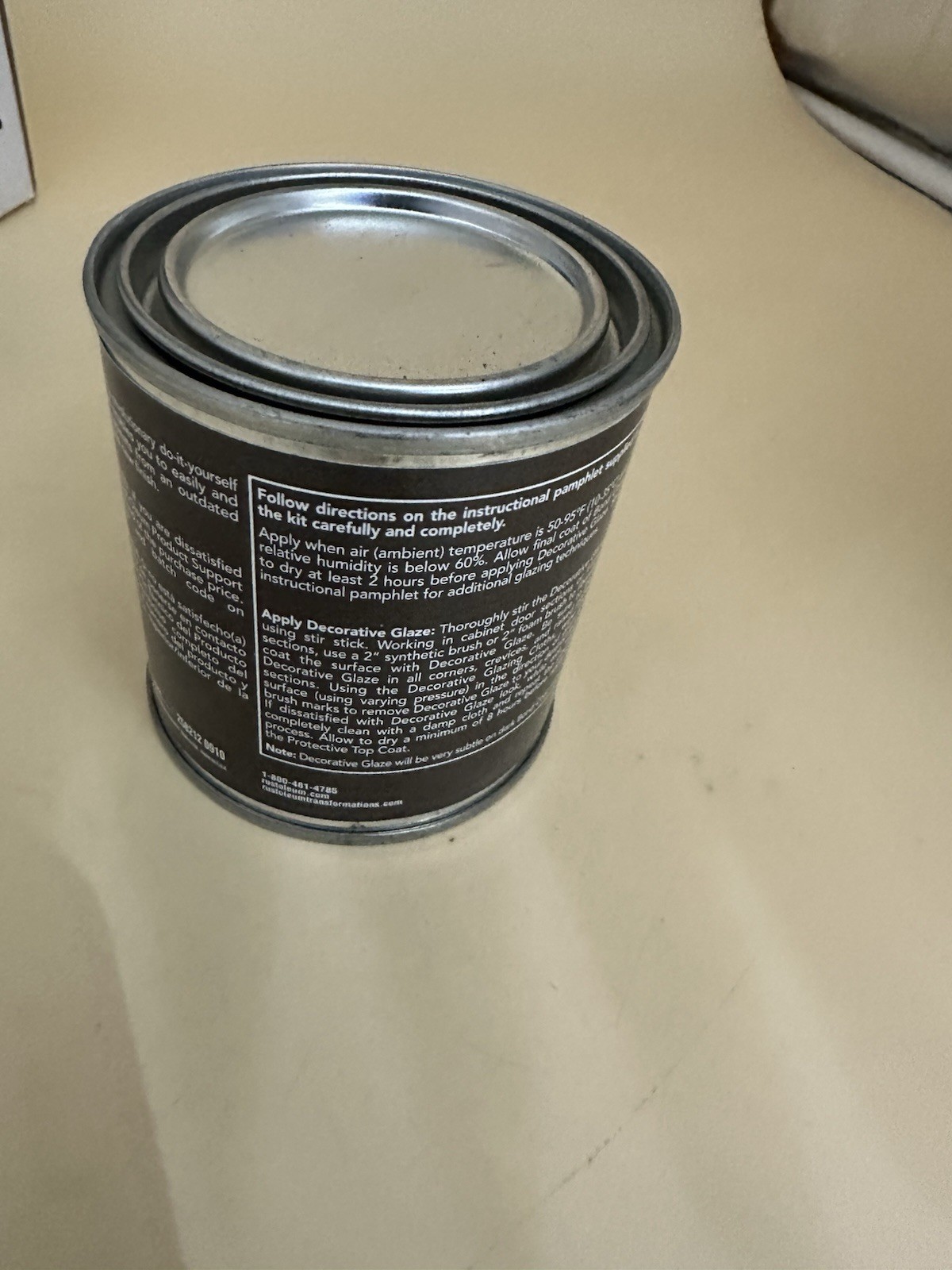Rust-Oleum Cabinet Transformations Kit Light Tint 258109 Preowned