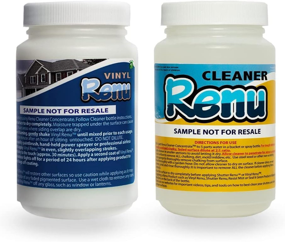 Vinyl Renu Premium Siding Restorer | Lasts 10+ Yrs | Restores Original Color