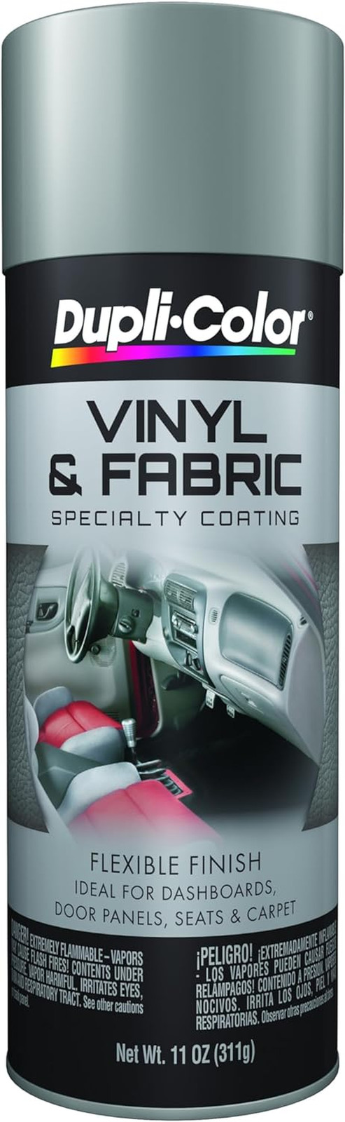 HVP109 Vinyl and Fabric Coating Spray Paint – Medium Gray – 11 Oz Aerosol Can