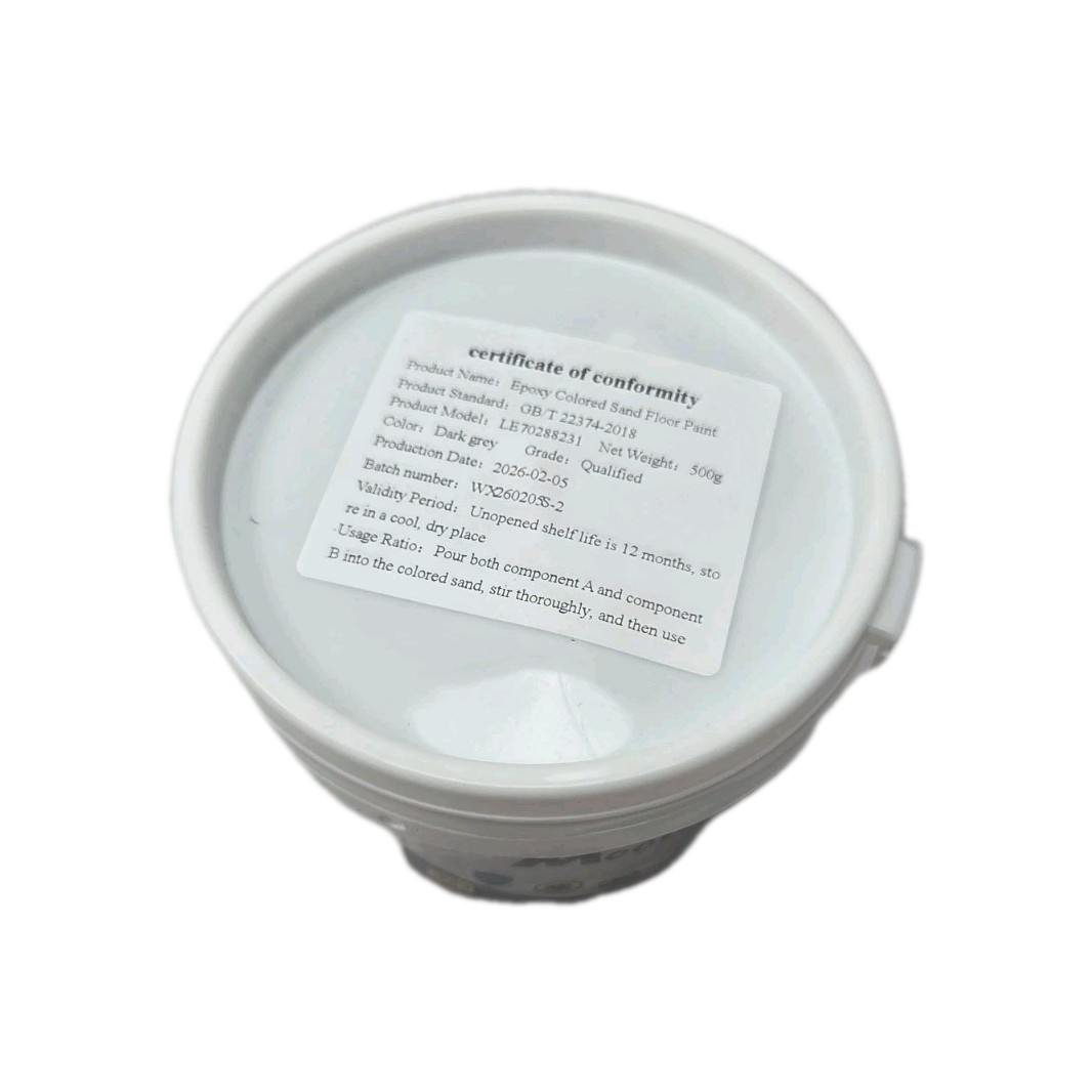 Moocow Louis Forest EPOXY Quartz Sand FLOOR PAINT Medium Grey Gray 500g Moo Cow