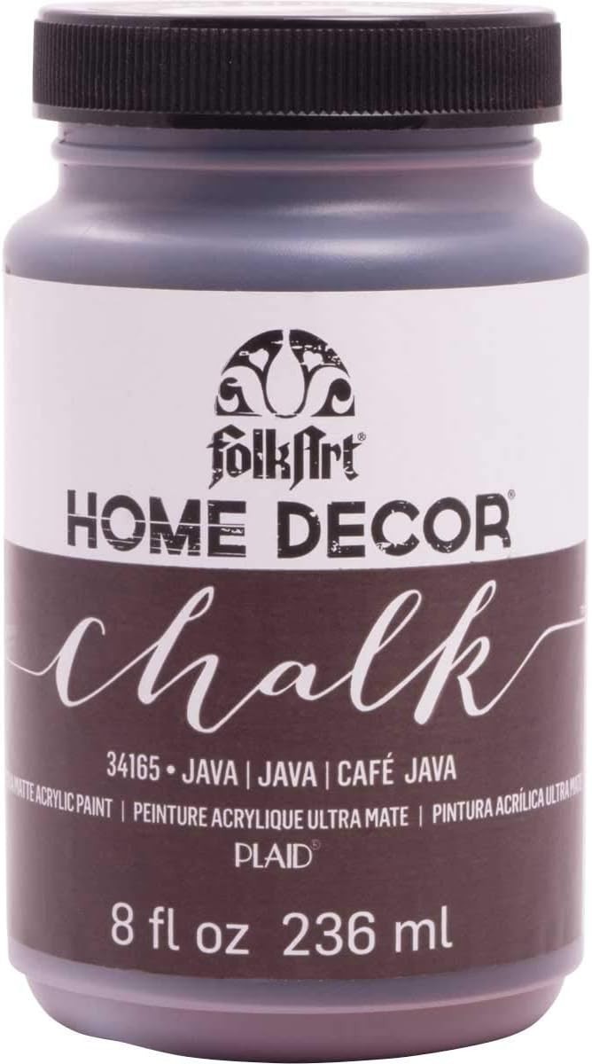 Java 8oz Home Decor Chalk Paint – Versatile Non-Toxic Acrylic for All Surfaces