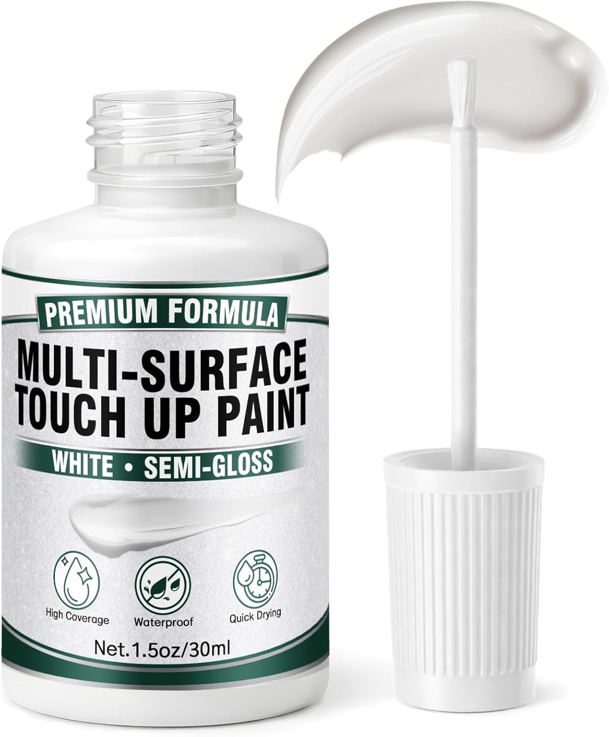 White Touch up Paint Pen – Multi Surface White Paint for Cabinets, Furniture, Wa