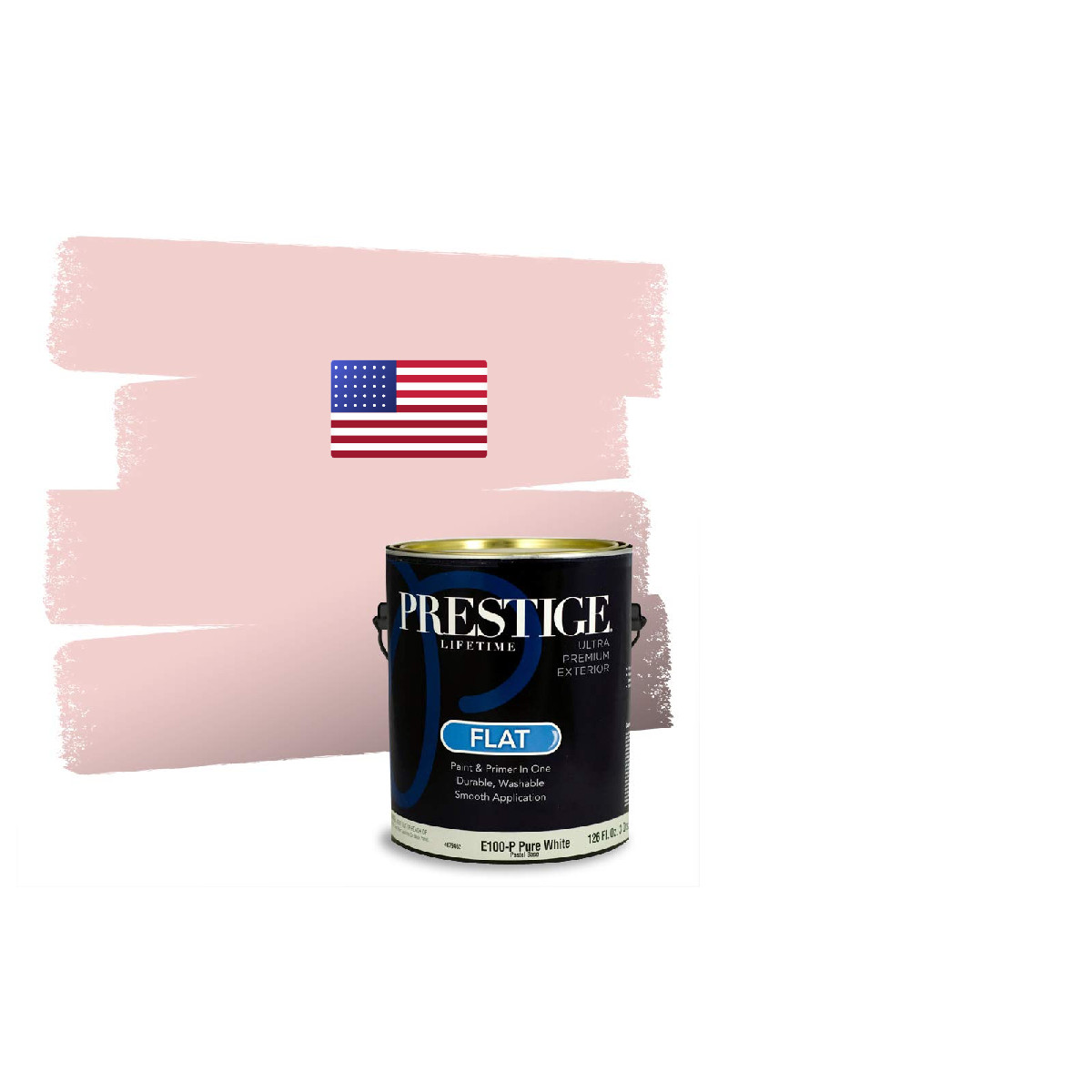 Prestige Exterior Paint And Premiumr In One Pink Cheeks Flat 1 Gallon