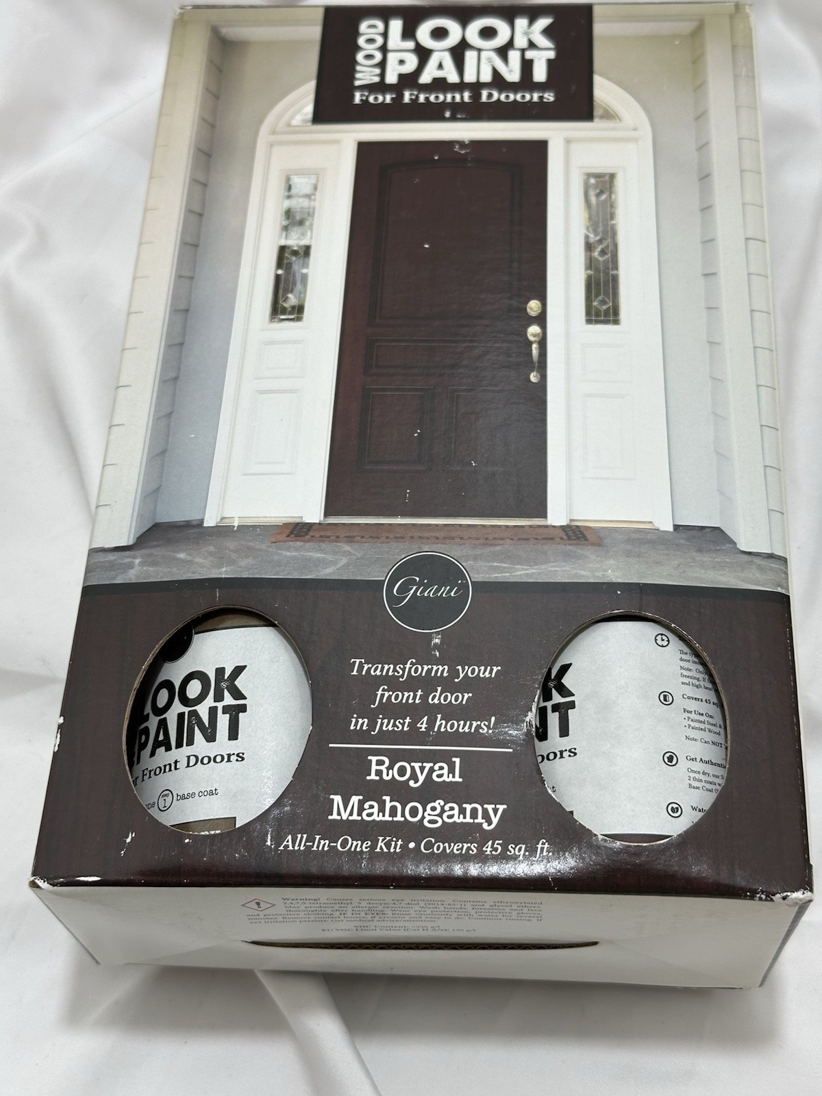 Wood Look Paint Kit for Front & Interior Doors (Royal Mahogany)