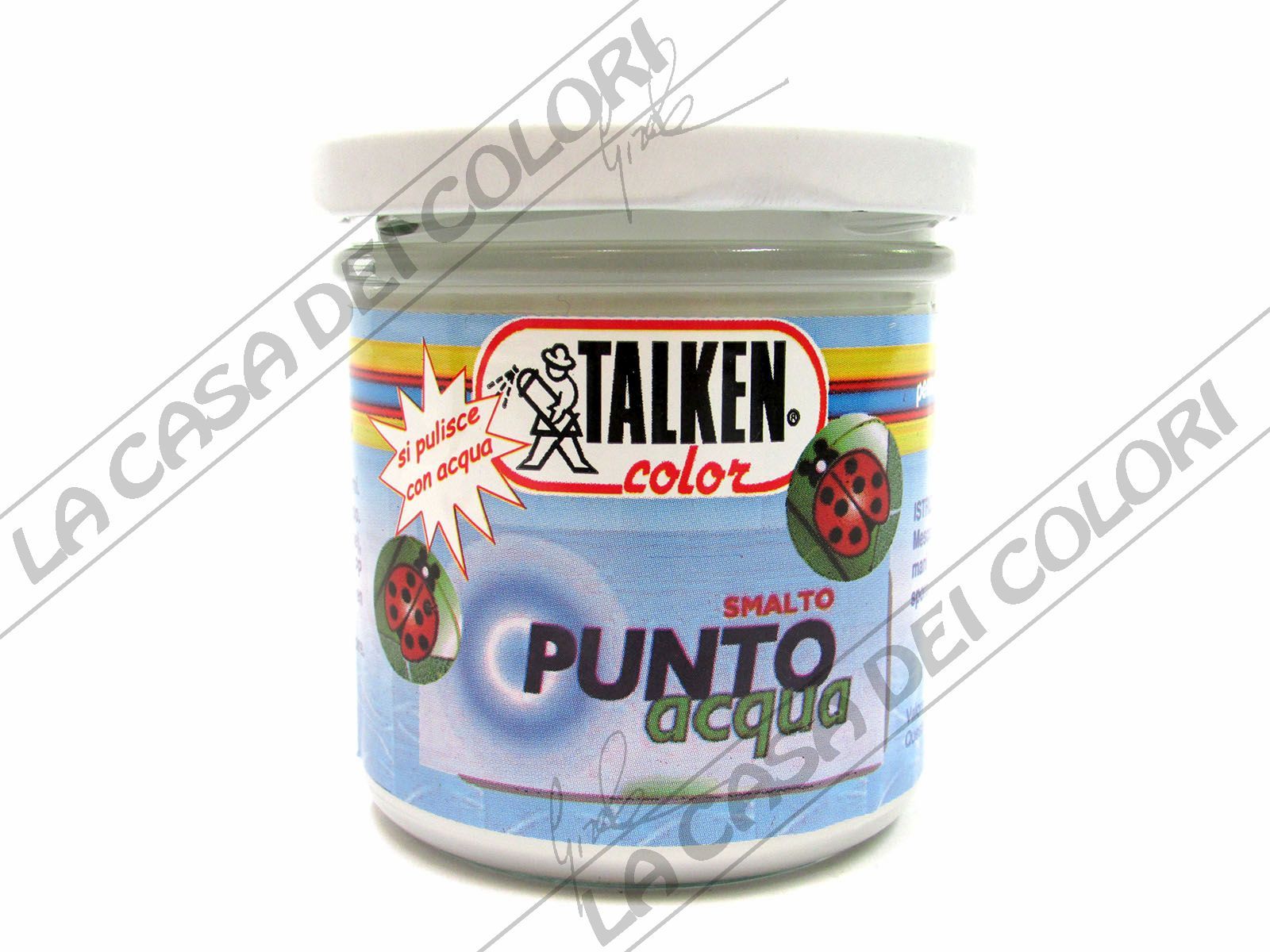 TALKEN – WATER POINT – 130 ml – WATER ENAMEL – VARIOUS COLORS – POLISHED SATIN