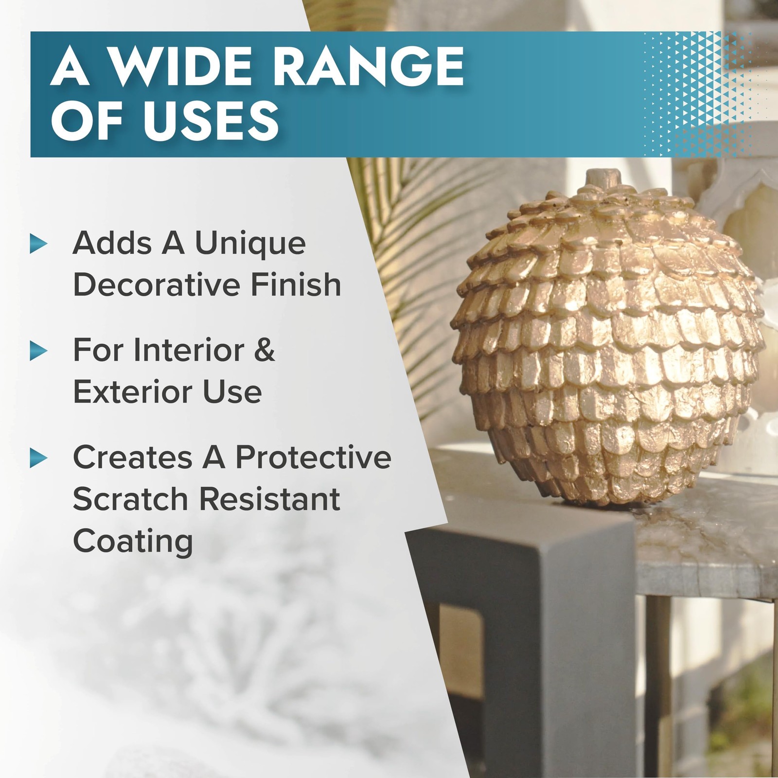 Polar Metallic Gold Spray Paint – 2 x 13.5 Fl Oz | Multi-Purpose Interior & Exte
