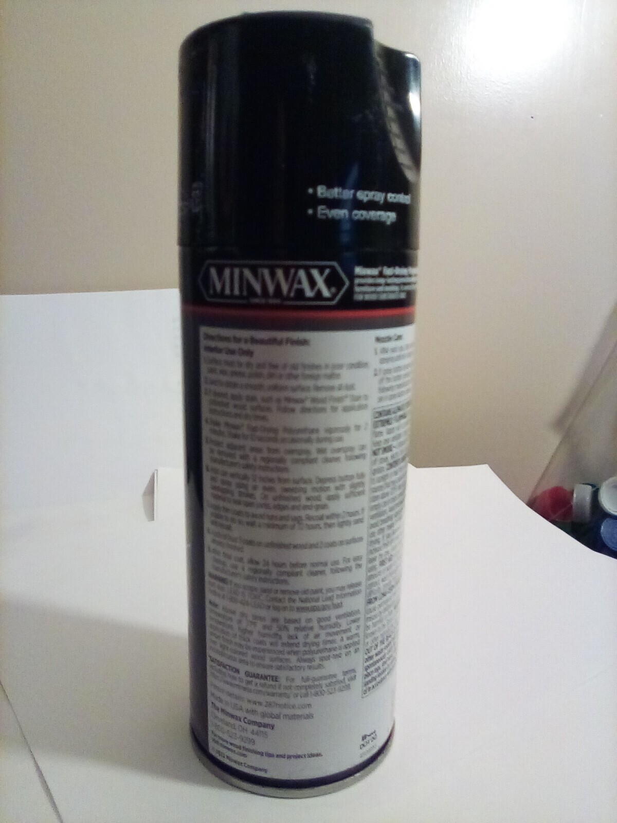 Minwax Fast Drying Polyurethane Aerosol Spray Warm Satin 11.5-Oz FREE SHIPPING